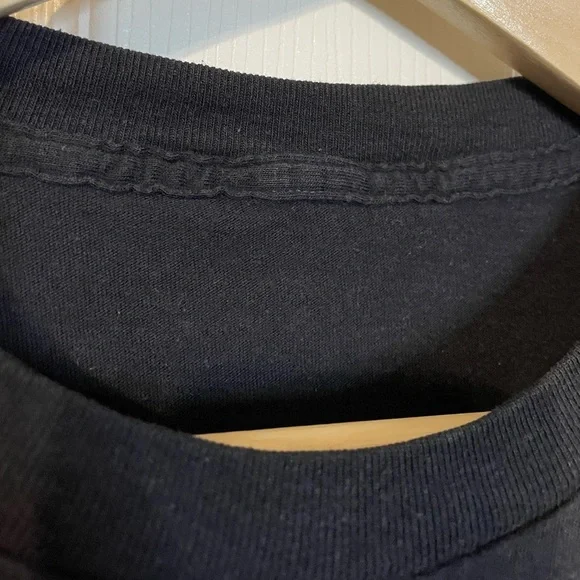 VTG 80s black single stitch tee w/ Alfa Romeo graphic sz M - Picture 5 of 8